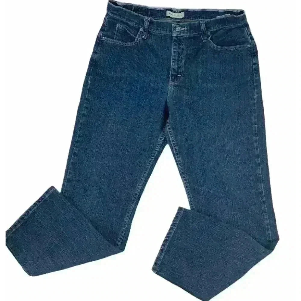 Riders Relaxed Women's Blue Medium Wash Denim Jeans Size 12